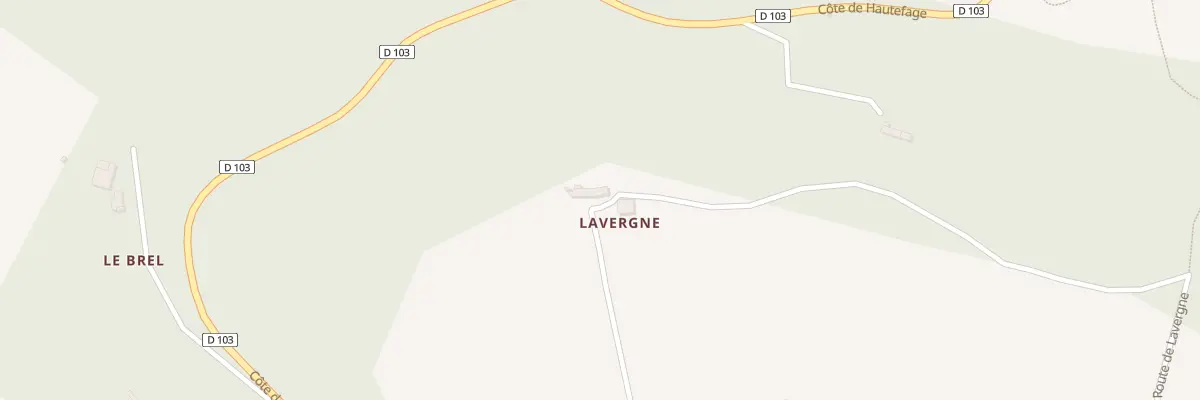 Plan du 685 Rte de Lavergne à Hautefage-la-Tour