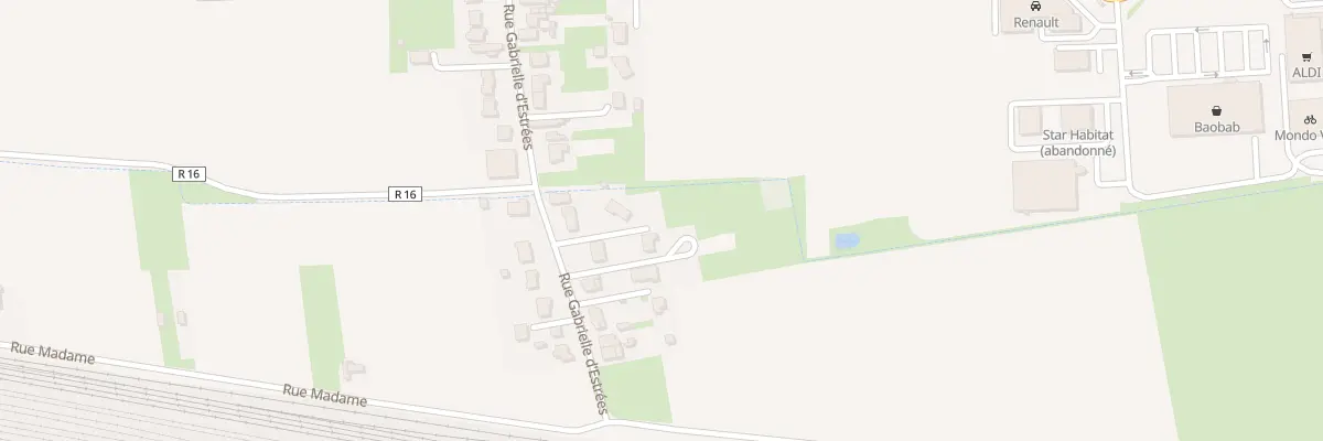 Plan du 23B Rue Gabrielle d’Estrées à La Ville-aux-Dames
