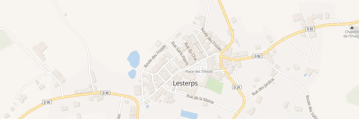 Plan du 3 Rue Saint Pierre à Lesterps