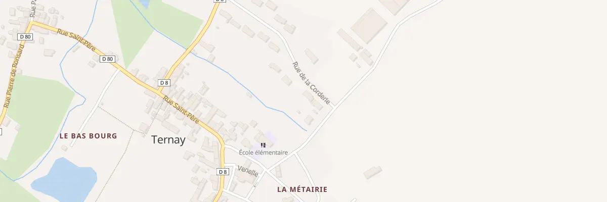 Plan du 18 Rue de la Corderie à Ternay