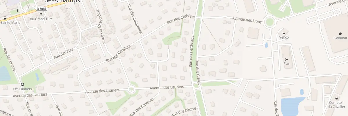 Plan du 8 Imp des Noisetiers à Sainte-Marie-des-Champs