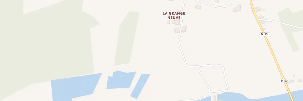 Plan du 18 Vge Village de la Grange Neuve à Étagnac