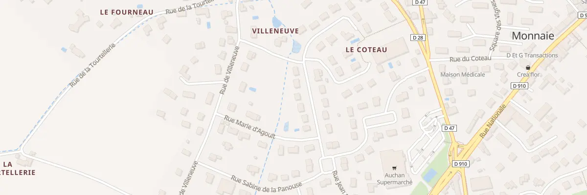 Plan du 5 Rue Adrien Antoine de Lonlay à Monnaie