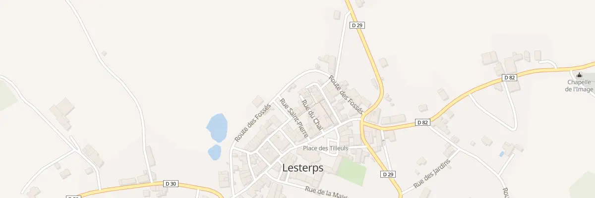 Plan du 10 Rue Saint Pierre à Lesterps