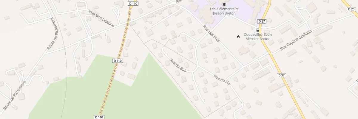 Plan du 16 Rue de Bas à Doudeville