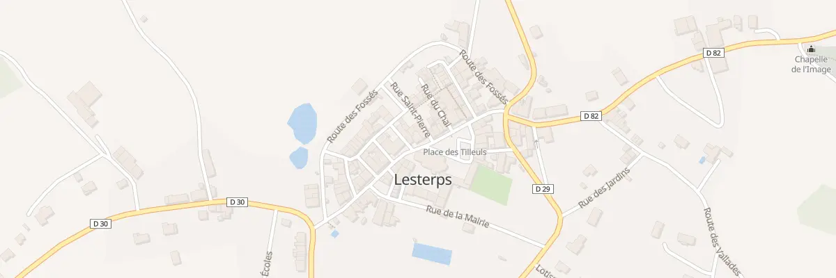 Plan du 19 Rue de l’Abbatiale à Lesterps