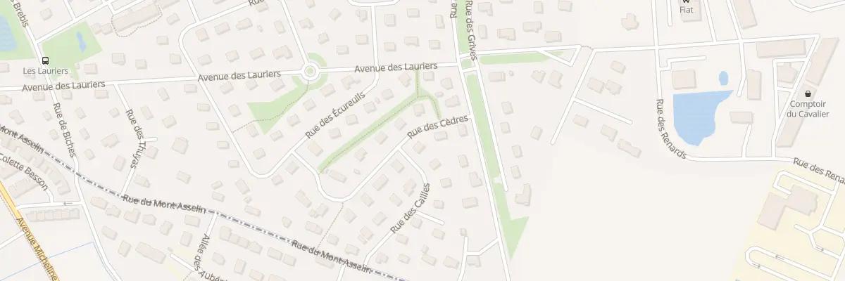Plan du 5 Rue des Cèdres à Sainte-Marie-des-Champs