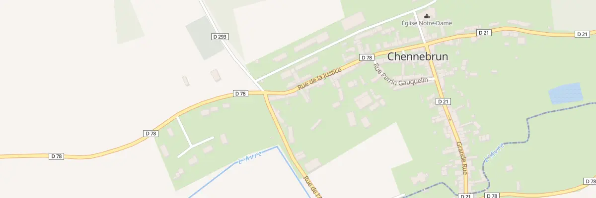 Plan du 19 Rue de la Justice à Chennebrun