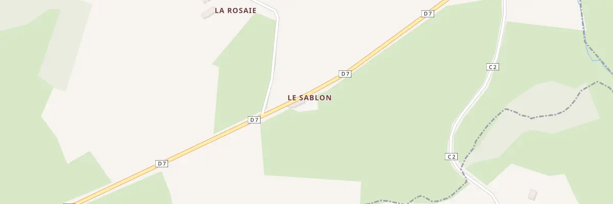 Plan du 13 Le Sablon à Théligny
