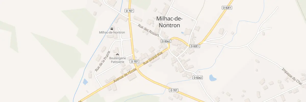 Plan du 6 Gr Grand Rue à Milhac-de-Nontron