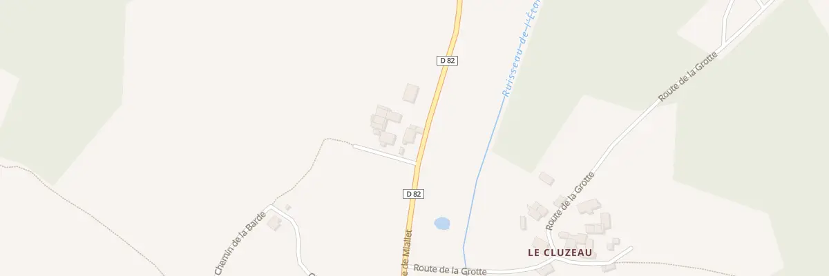 Plan du 183 Le Cluzeau à Villars