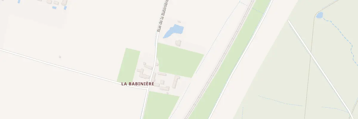 Plan du 45 Rue de la Babinière à Larçay