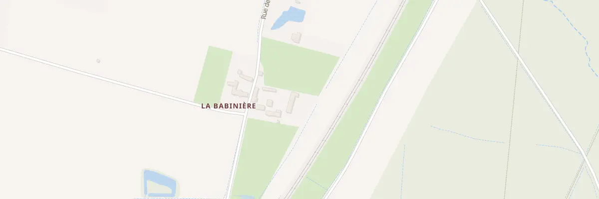 Plan du 47 Rue de la Babinière à Larçay