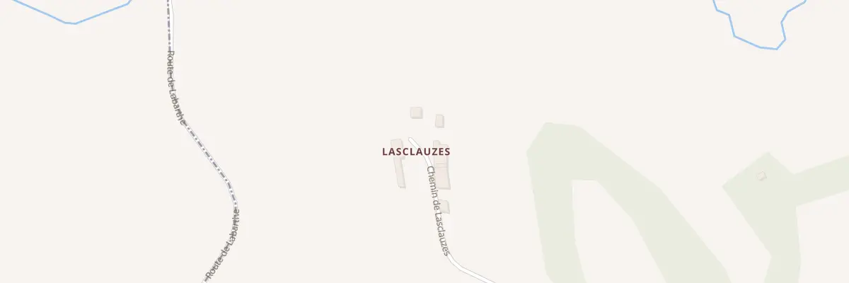 Plan du 2 Lasclauzes à Savignac-sur-Leyze