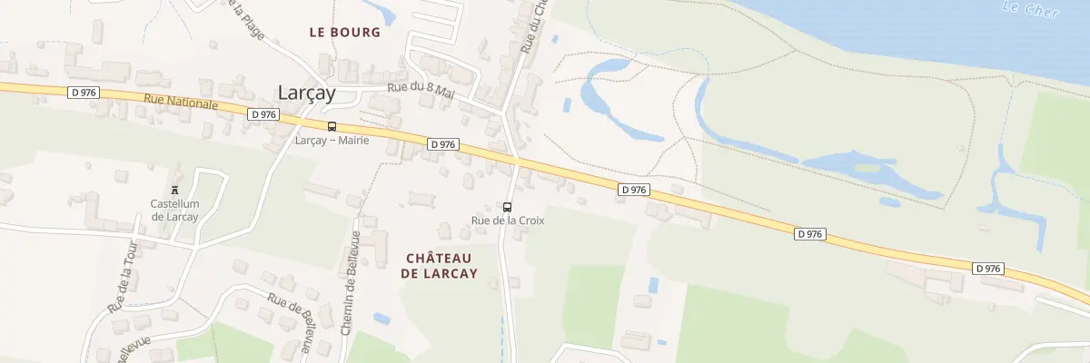 Plan du 68 Rue Nationale à Larçay