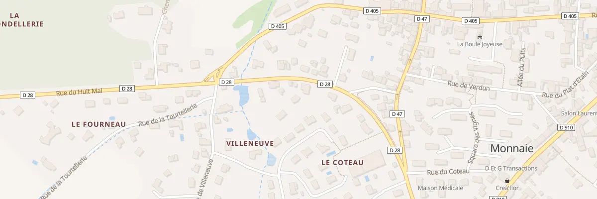 Plan du 8B Rue du Huit Mai à Monnaie