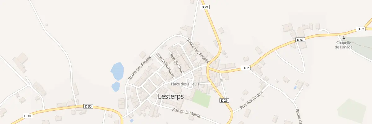 Plan du 31 Rue de l’Abbatiale à Lesterps