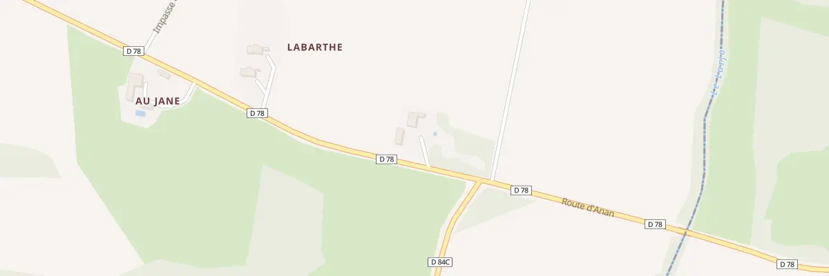 Plan du 51 Labarthe à Puymaurin