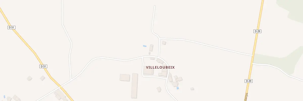 Plan du 6 Villeloubex à Saulgond