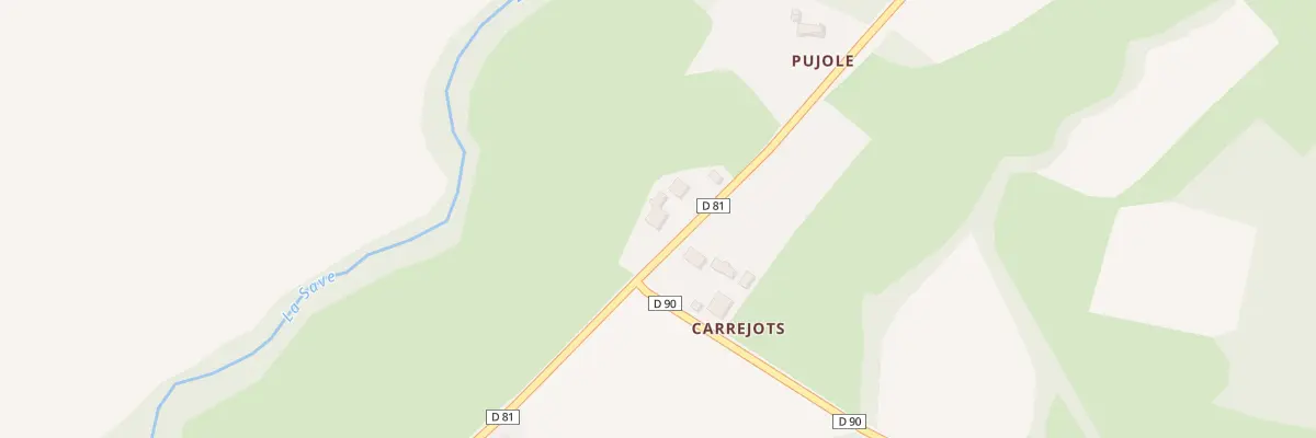 Plan du 129 Pujole à Montbernard