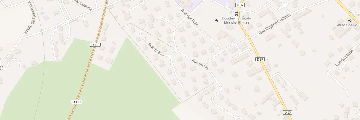Plan du 8 Rue du Lin à Doudeville