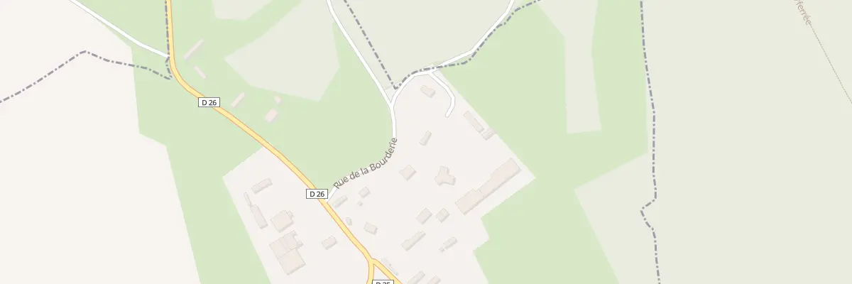 Plan du 2 Rue de la Bourderie à La Haye-de-Calleville