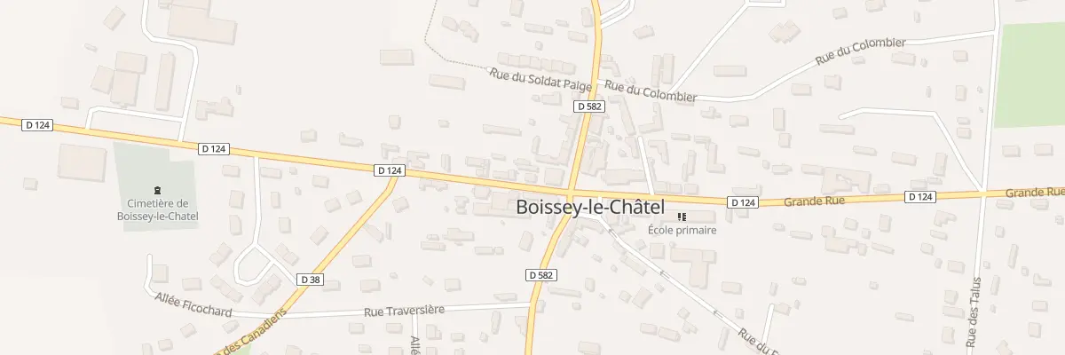 Plan du 4 Rue des Long Champs à Boissey-le-Châtel