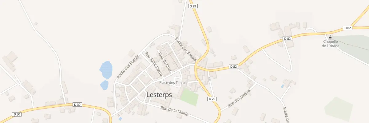 Plan du 37 Rue de l’Abbatiale à Lesterps