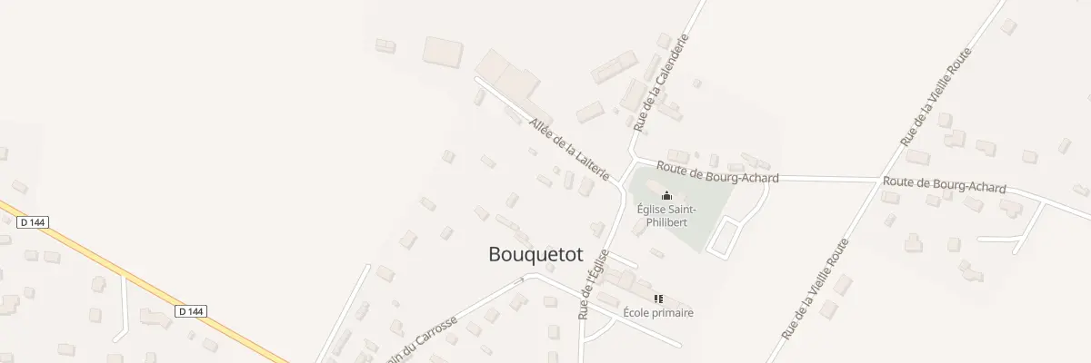 Plan du 55 All de la Laiterie à Bouquetot