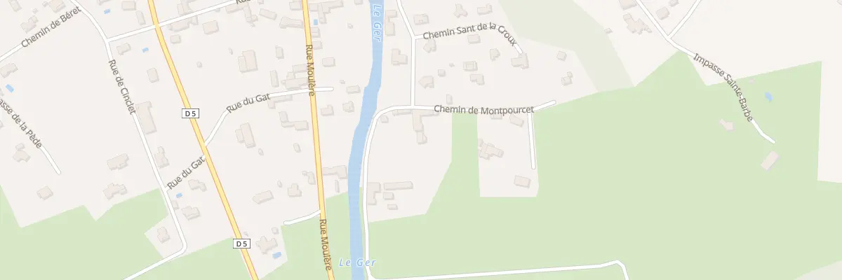 Plan du 495 Rue de Buchet à Soueich