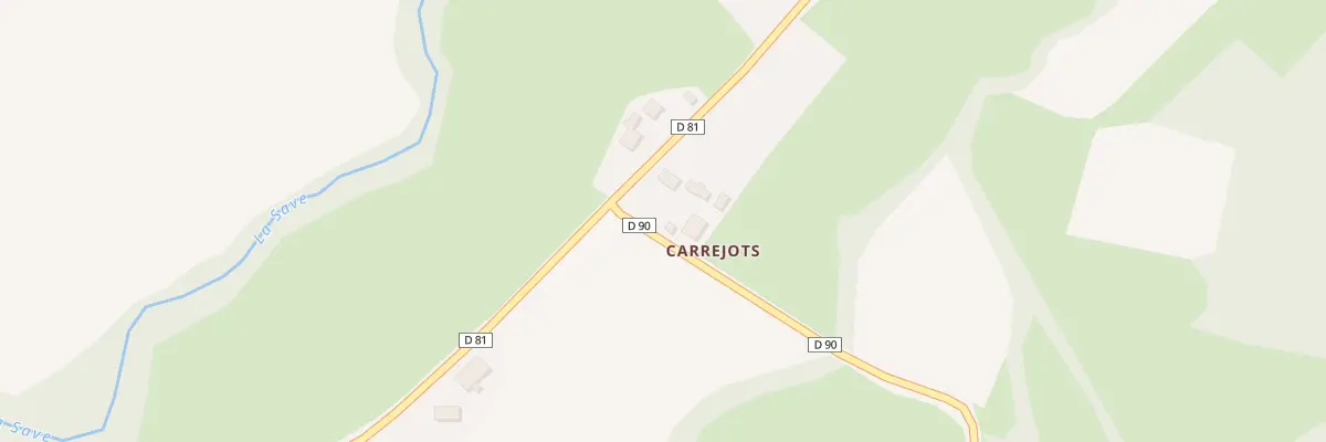 Plan du 2 Carrejots à Montbernard