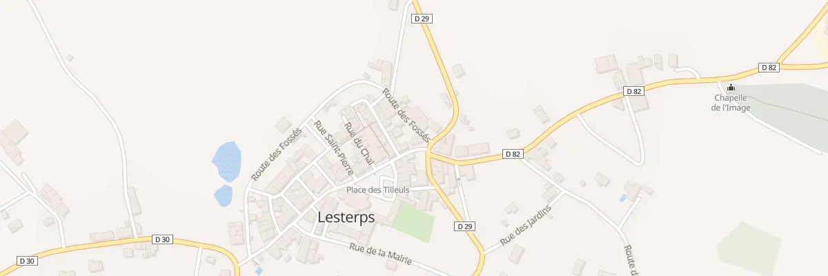 Plan du 39 Rue de l’Abbatiale à Lesterps