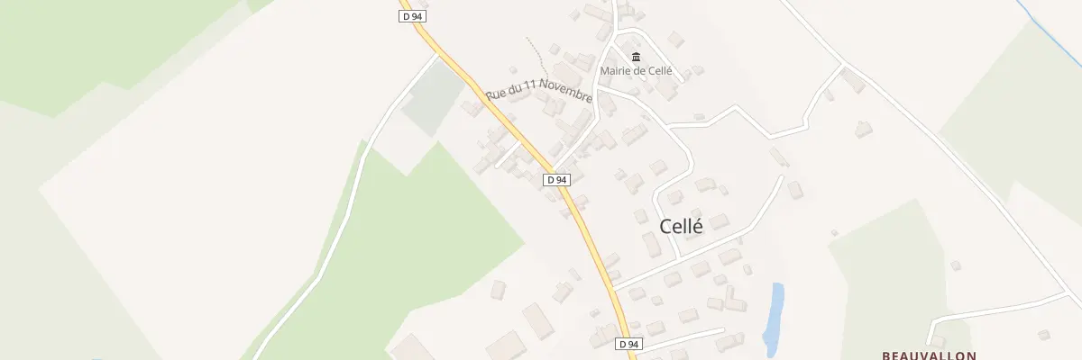 Plan du 26 Le Bourg à Cellé