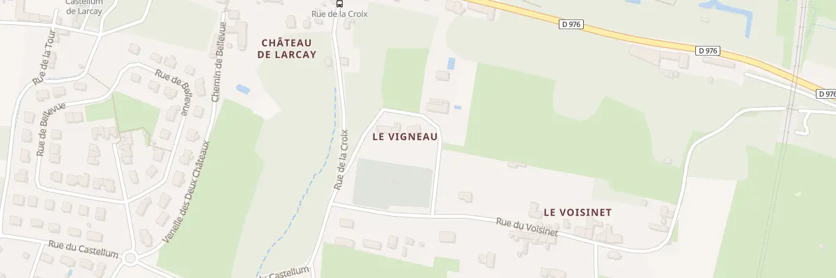 Plan du 1 All du Vigneau à Larçay