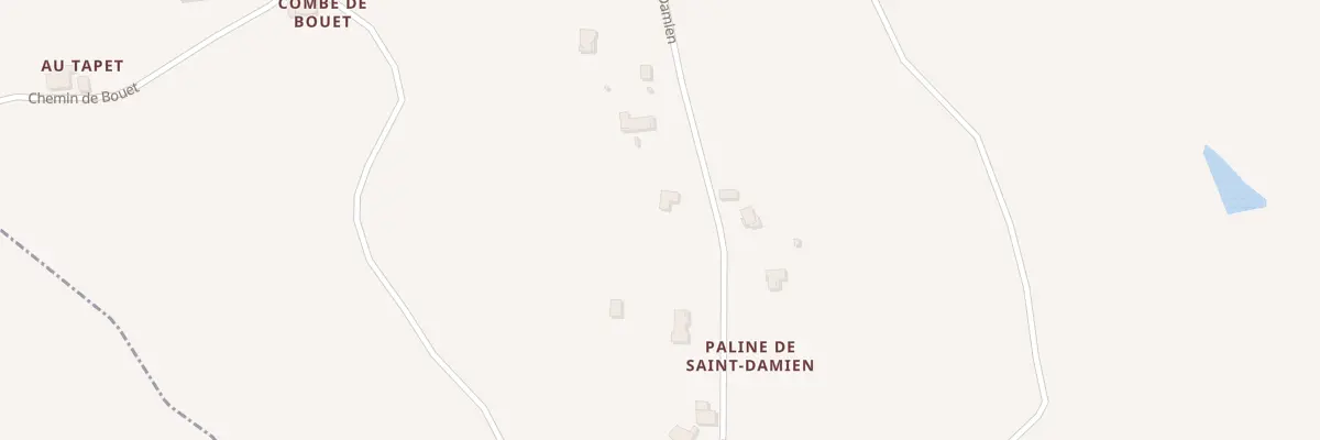 Plan du 1427 Rte de Saint Damien à La Sauvetat-de-Savères