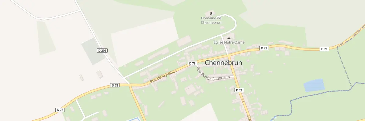 Plan du 8 Rue de la Justice à Chennebrun