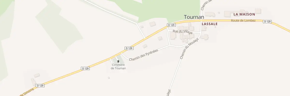 Plan du 5128 Cimetiere à Tournan