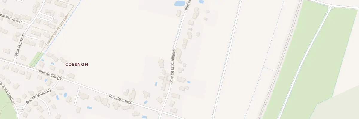 Plan du 15 Rue de la Babinière à Larçay