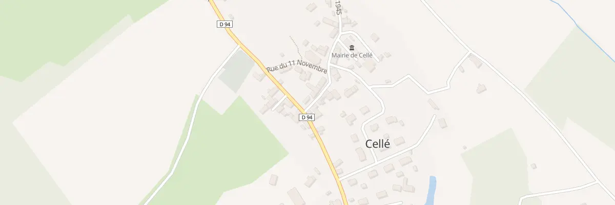 Plan du 25 Le Bourg à Cellé