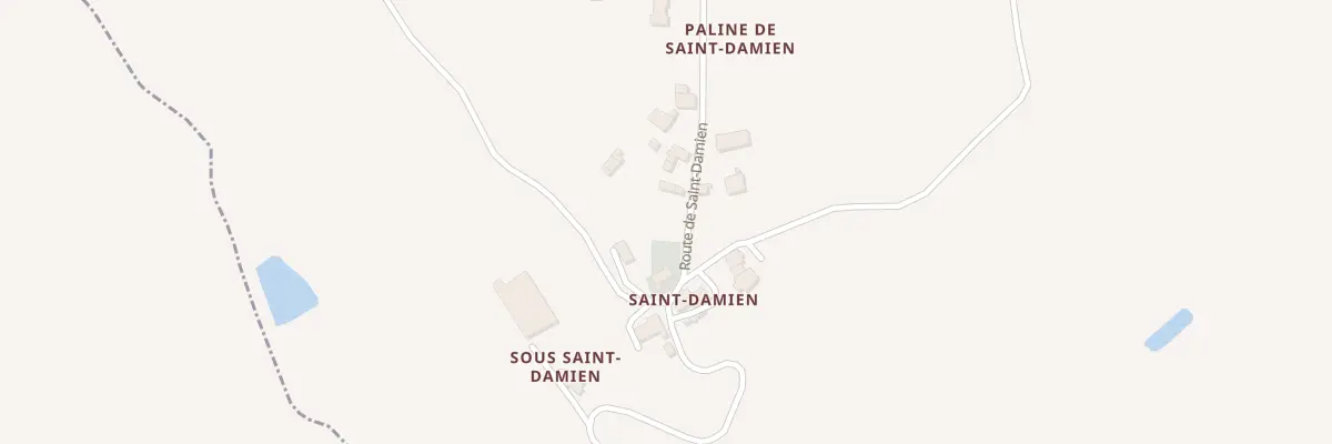 Plan du 111 Saint Damien à La Sauvetat-de-Savères