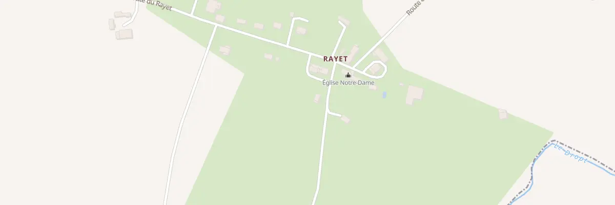 Plan du 1394 Rte du Rayet à Rayet