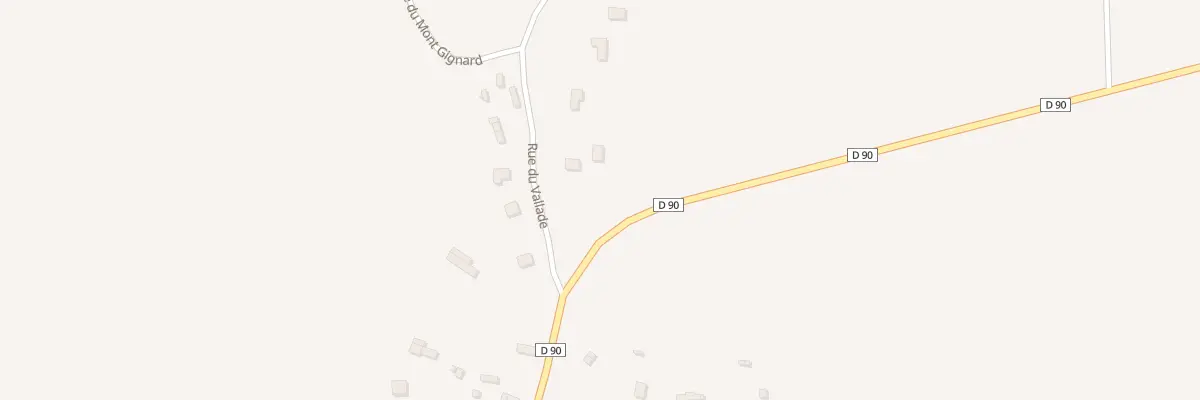 Plan du 2 Rue du Vallade à Hauville