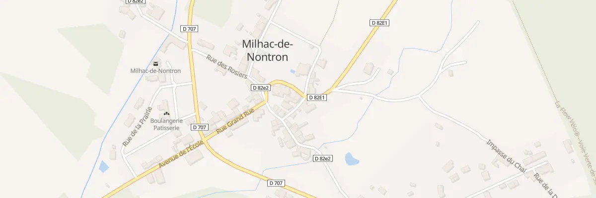 Plan du 1 Rue des Tonneliers à Milhac-de-Nontron