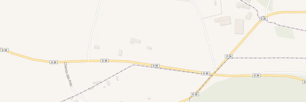 Plan du 7 Rte du Moulin du Parc à Bosrobert
