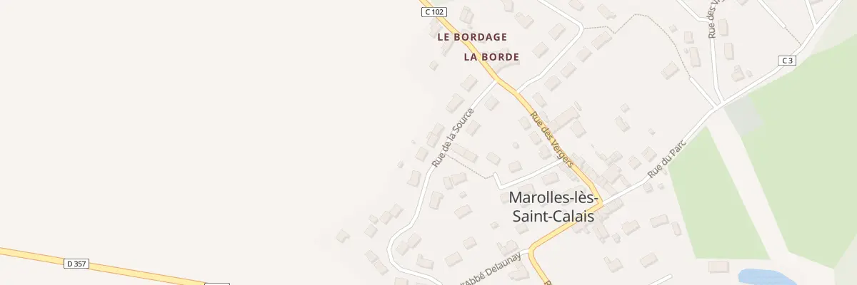 Plan du 23 Rue de la Source à Marolles-lès-Saint-Calais