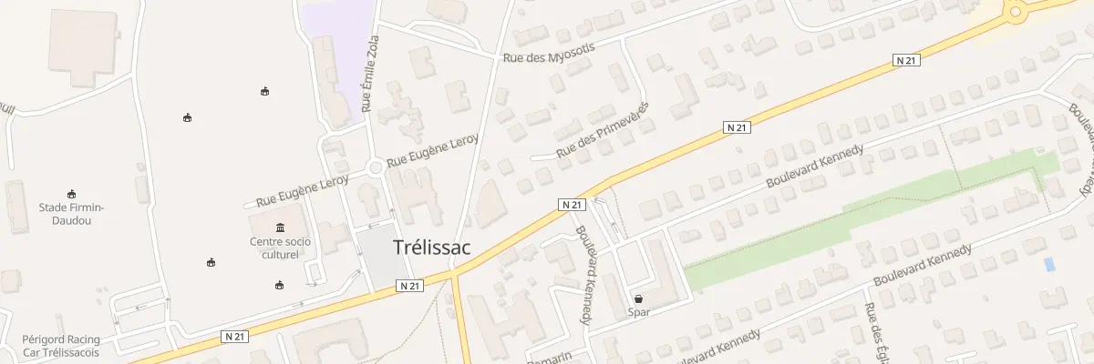 Plan du 15 Rue des Primevères à Trélissac