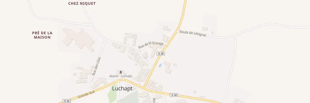 Plan du 17 Rue de Mouterre à Luchapt
