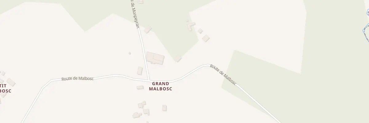 Plan du 1129 Rte de Malbosc à Rayet
