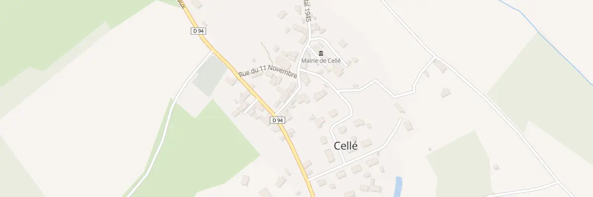 Plan du 12 Le Bourg à Cellé