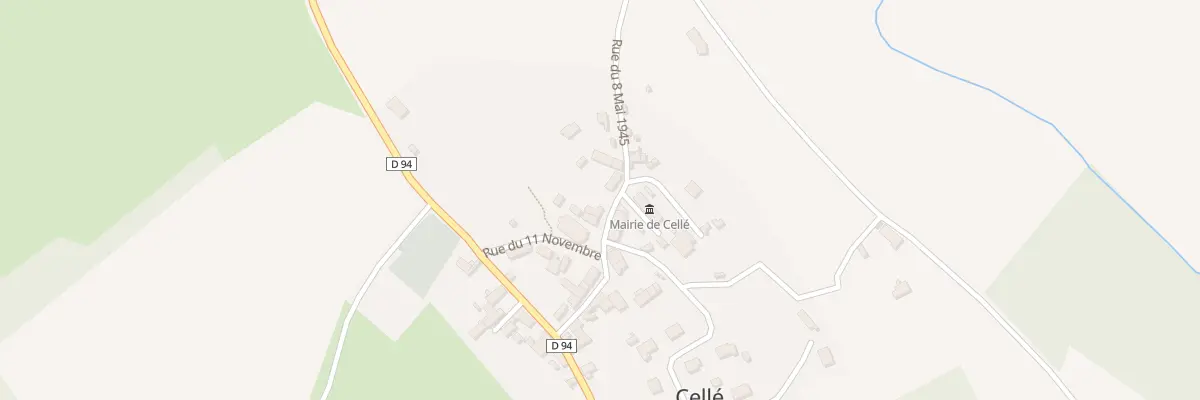 Plan du 16 Le Bourg à Cellé
